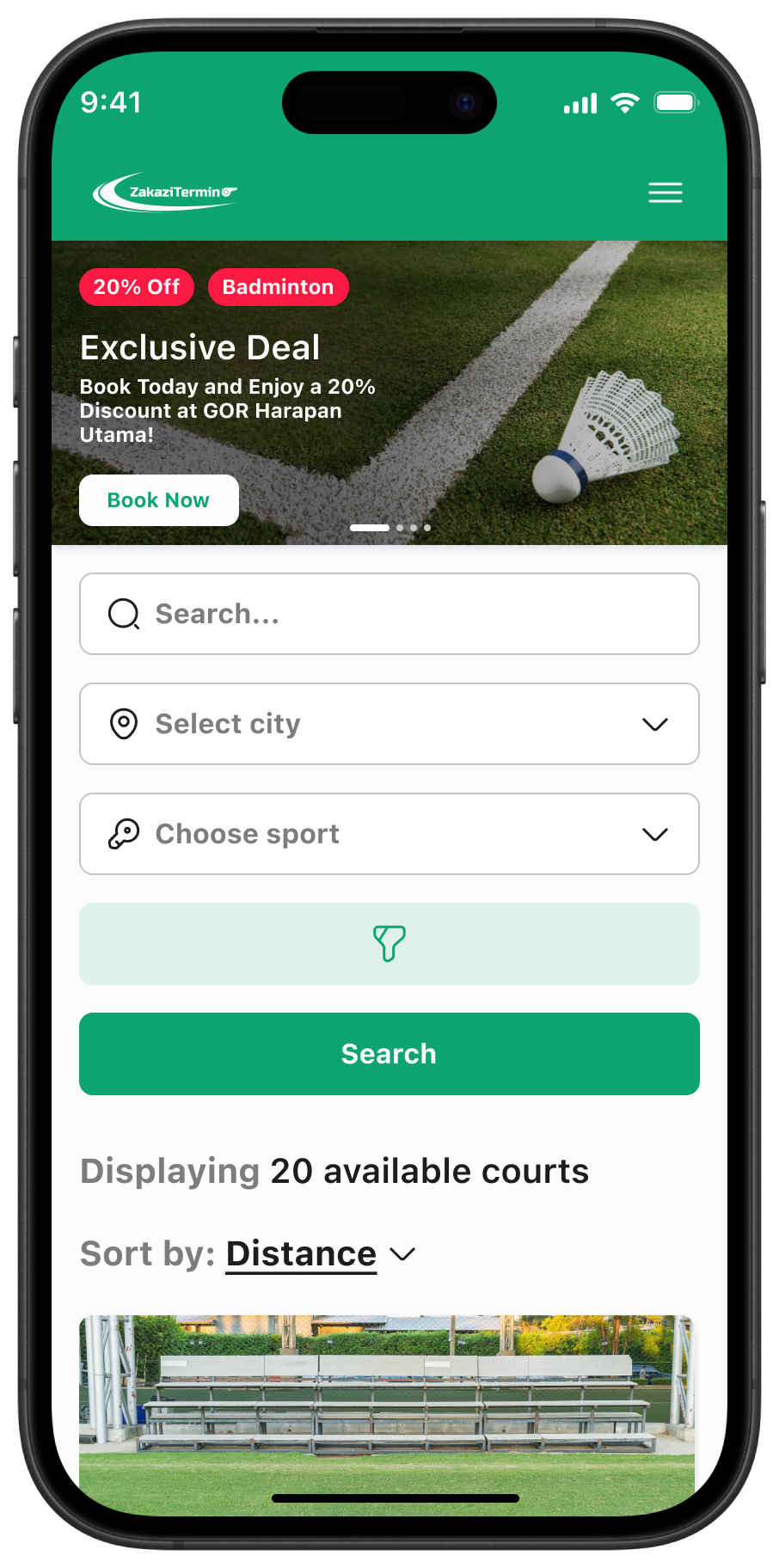 prikaz iOS aplikacije na telefonu